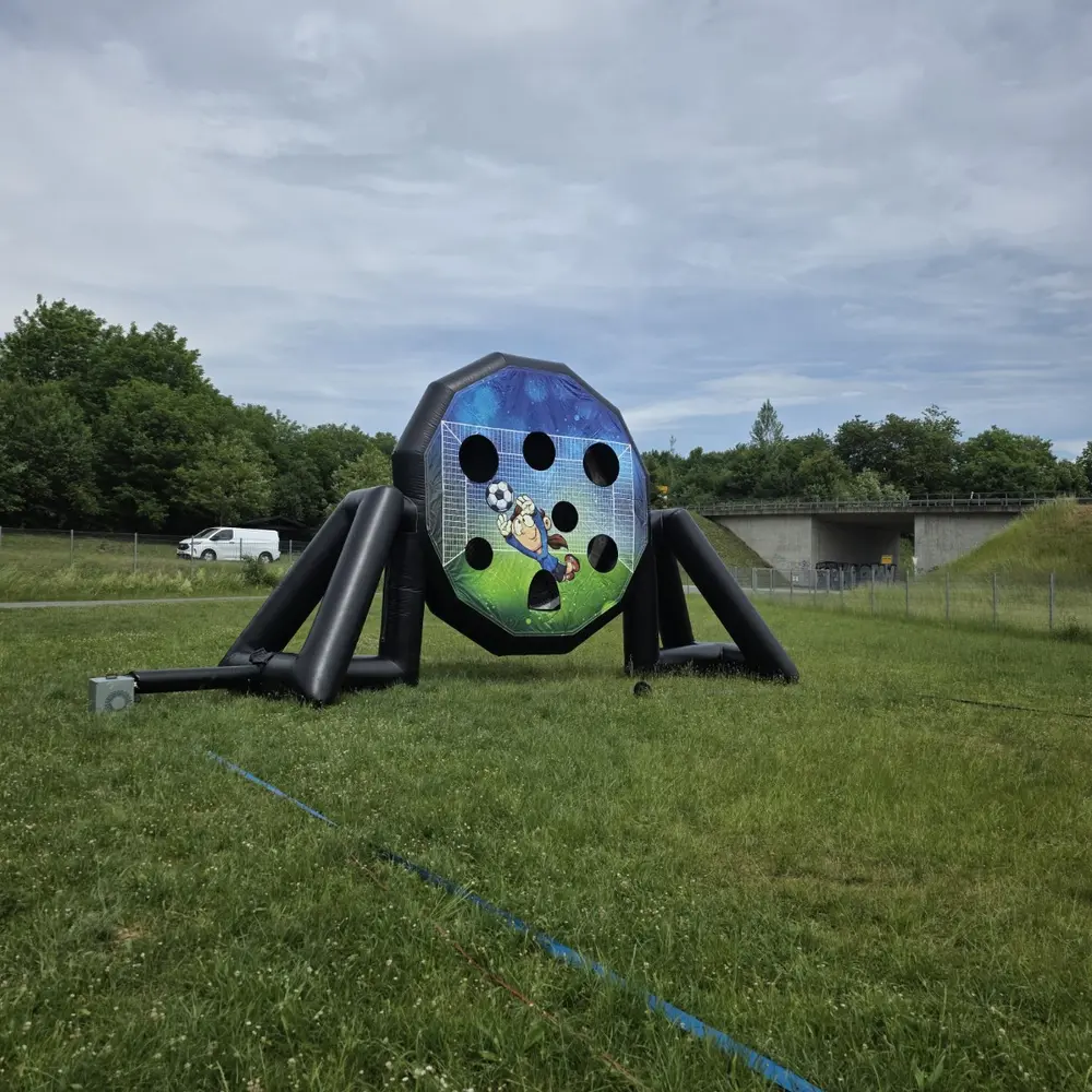 Fußball Torwand Rückseite